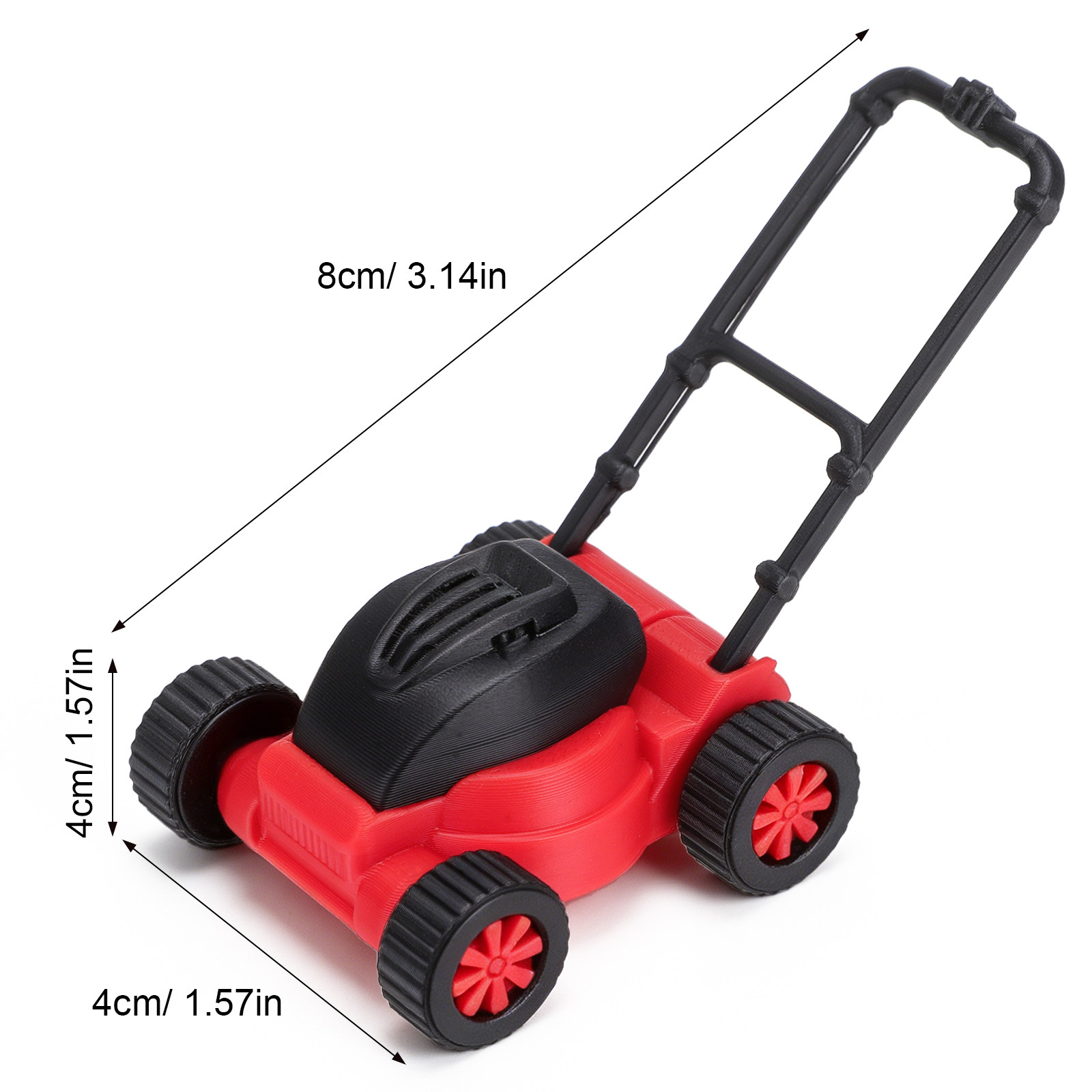 Dollhouse Mini Lawn Mower 1:18 - đánh giá và giá Kids Outdoor Garden Set