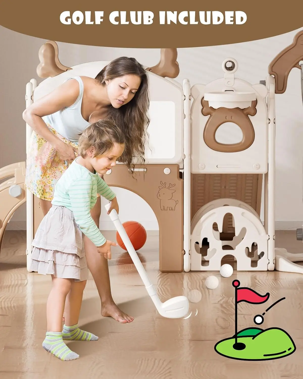 13-in-1 Toddler Slide and Swin - đánh giá và giá Kids Outdoor Slide Set