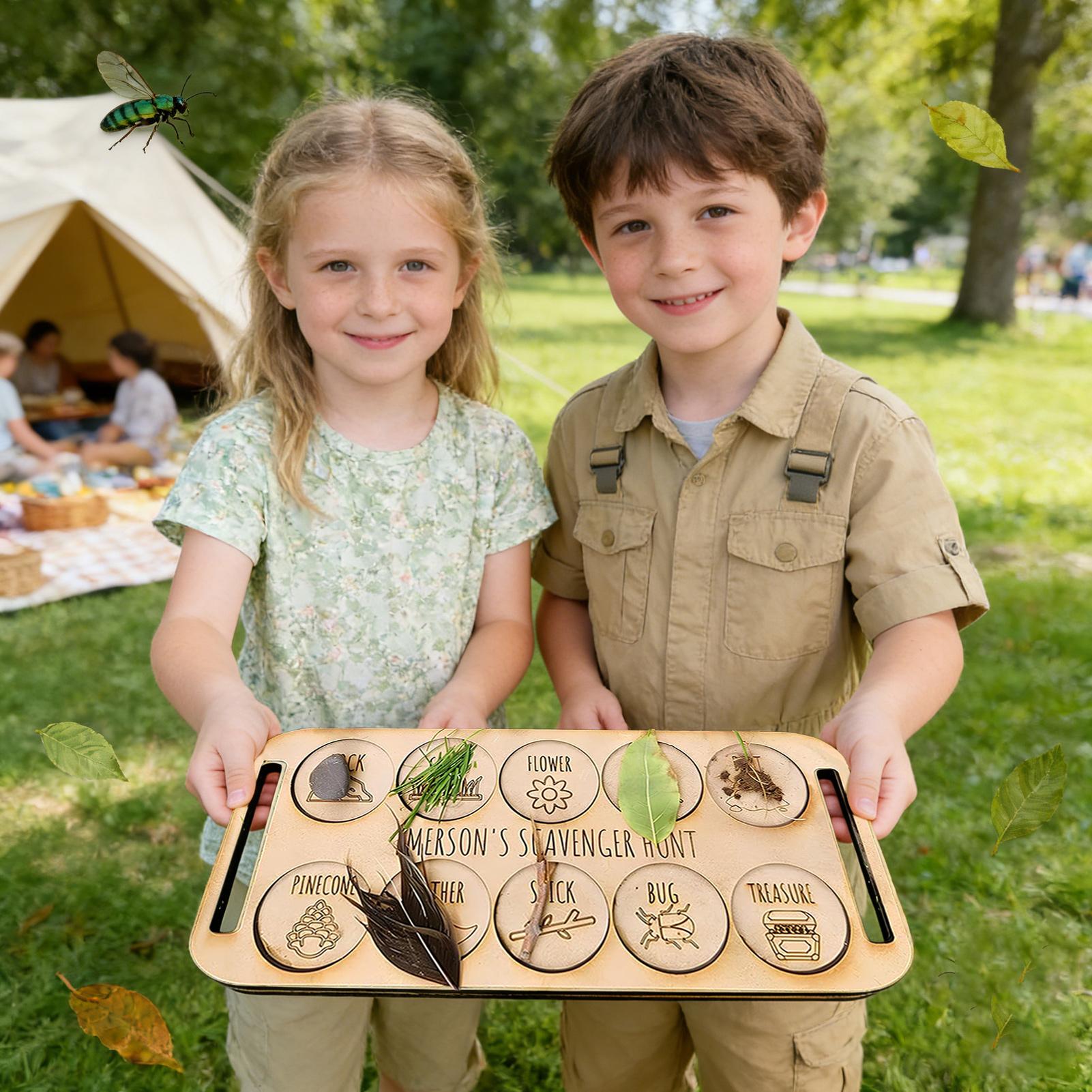 Scavenger Hunt for Kids Wooden - đánh giá và giá Kids Outdoor Nature Scavenger Hunt