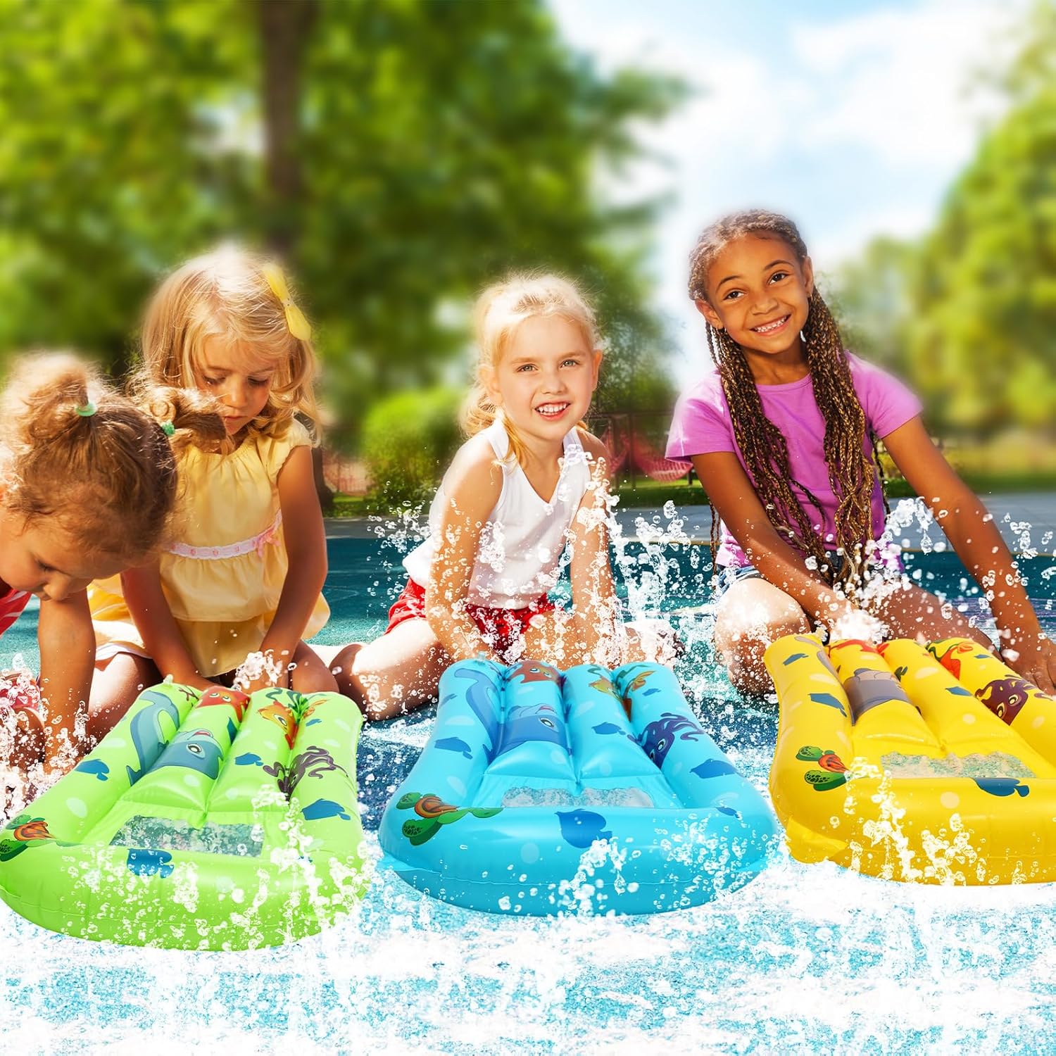 Water Floating Ring Inflatable - đánh giá và giá Kids Outdoor Youtube