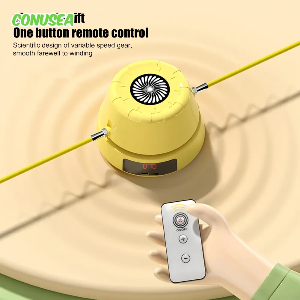 Electric Rope Skipping Machine - đánh giá và giá Kids Indoor Outdoor Games