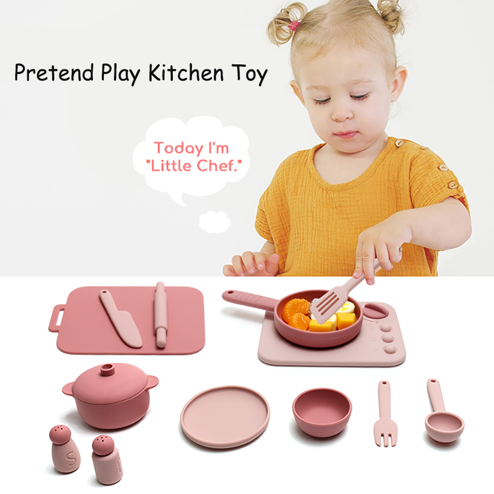 13 Pcs Set Silicone Cooking Pl - đánh giá và giá Kids Outdoor Kitchen