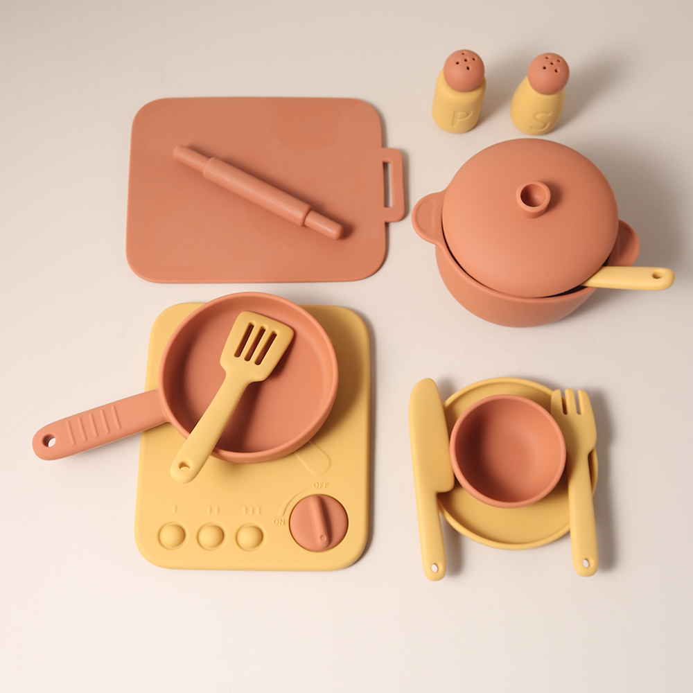 13 Pcs Set Silicone Cooking Pl - đánh giá và giá Kids Outdoor Kitchen