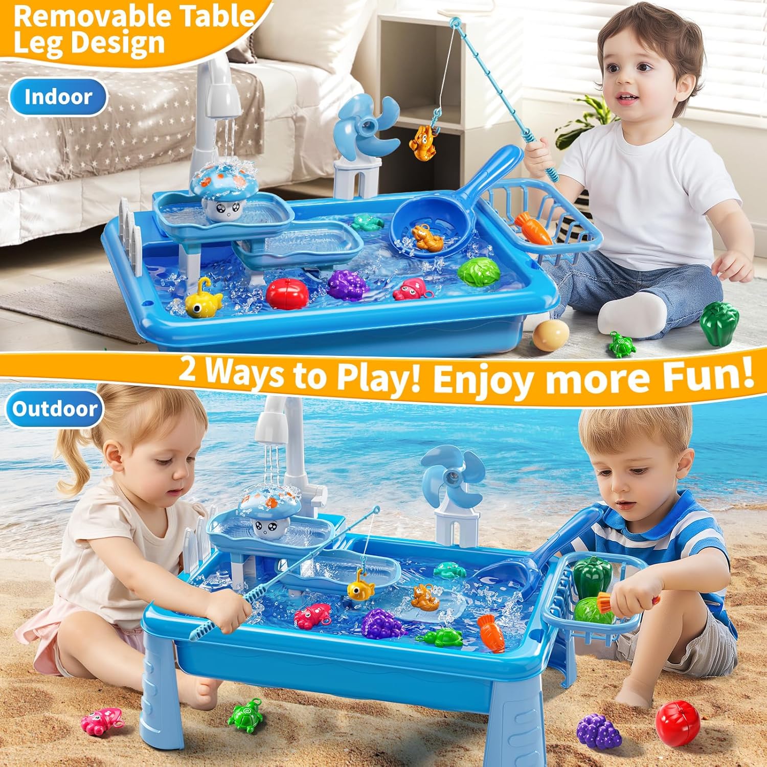 Water Table Play Sink Toy for  - đánh giá và giá Kids Outdoor Activity Table