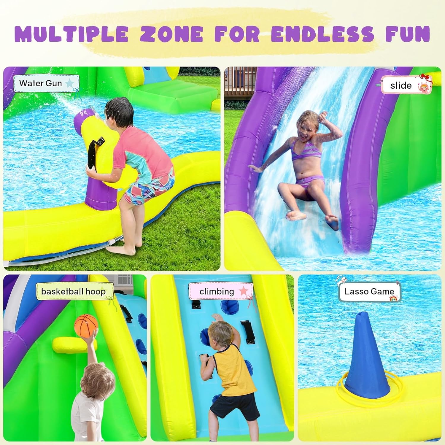 13x14FT Inflatable Bounce Hous - đánh giá và giá Kids Outdoor Climbing