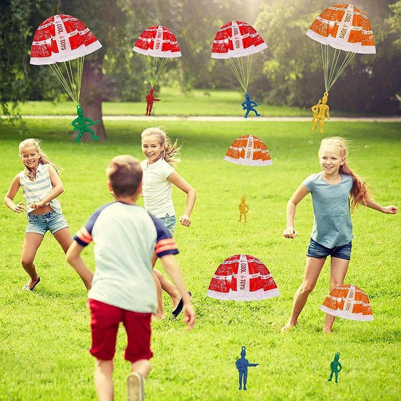 10/100pcs Parachute Toys for K - đánh giá và giá Kids Outdoor Games Ideas