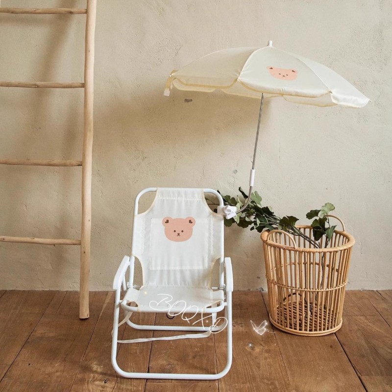Teddy Bear Pattern Kids Lounge - đánh giá và giá Kids Outdoor Lounge Chair With Umbrella