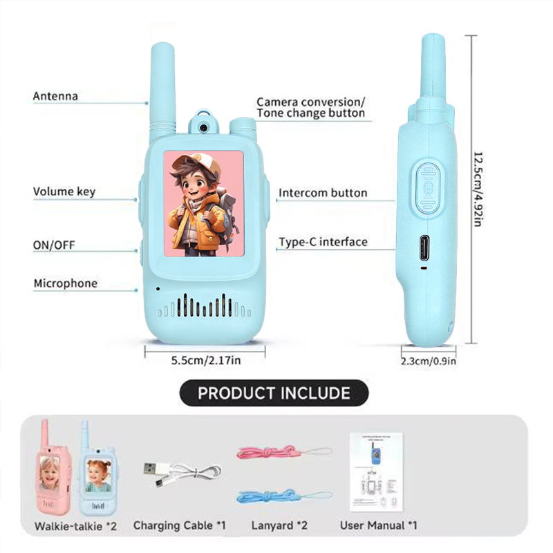 2pcs kids Video Walkie Talkie  - đánh giá và giá Kids Outdoor Videos