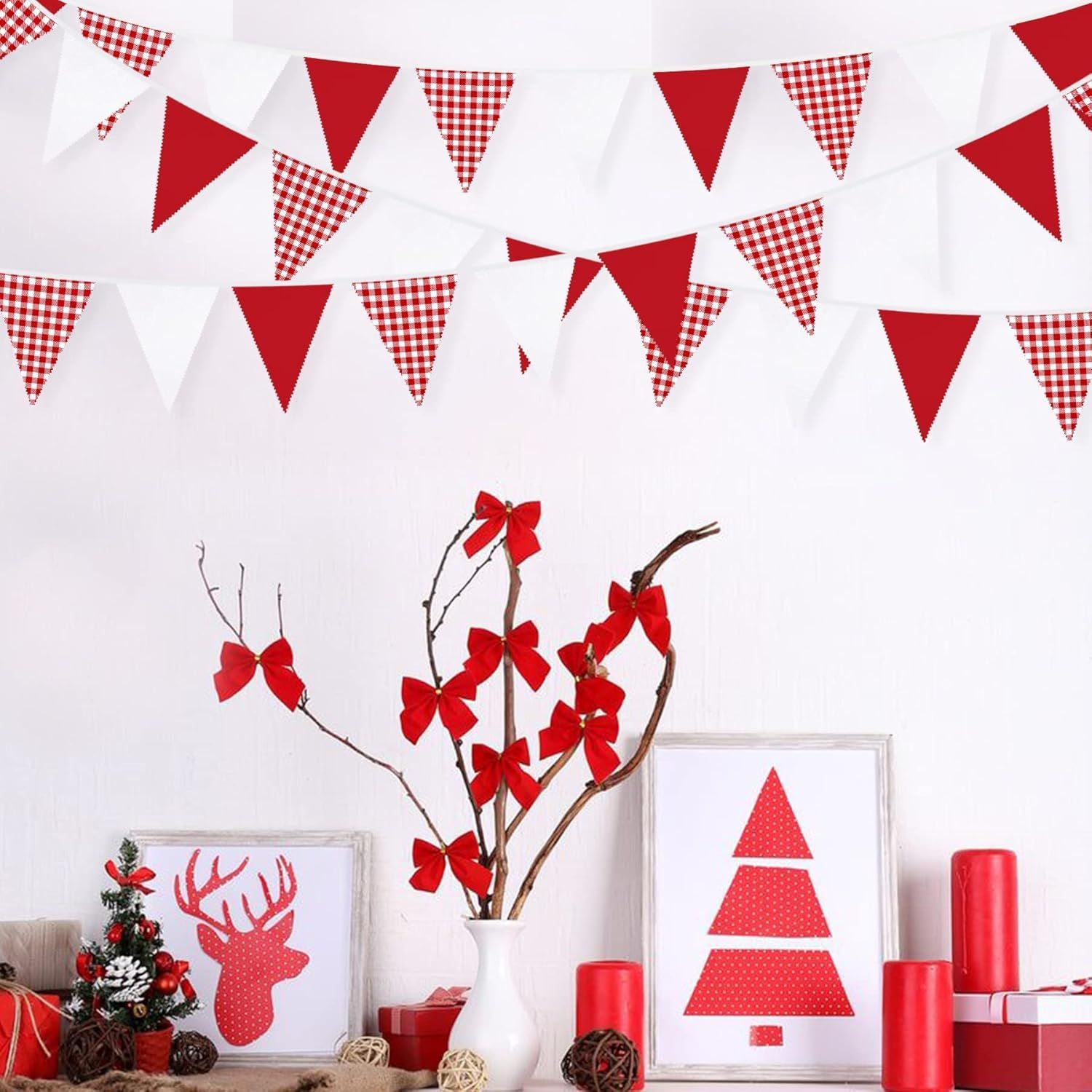 Red and White Banner Triangle  - đánh giá và giá Kids Outdoor Garden Set