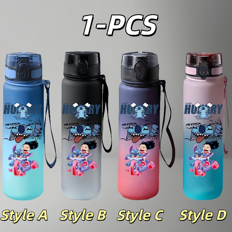 Stitch Anime Water Bottle 650m - đánh giá và giá Kids Outdoor Kitchen