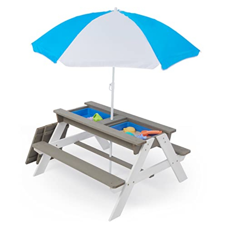 Outdoor backyard patio picnic  - đánh giá và giá Kids Outdoor Activity Table